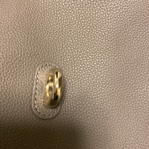 NWT Dooney & Bourke Logo Lock Shoulder Bag - Taupe - Picture 14 of 16